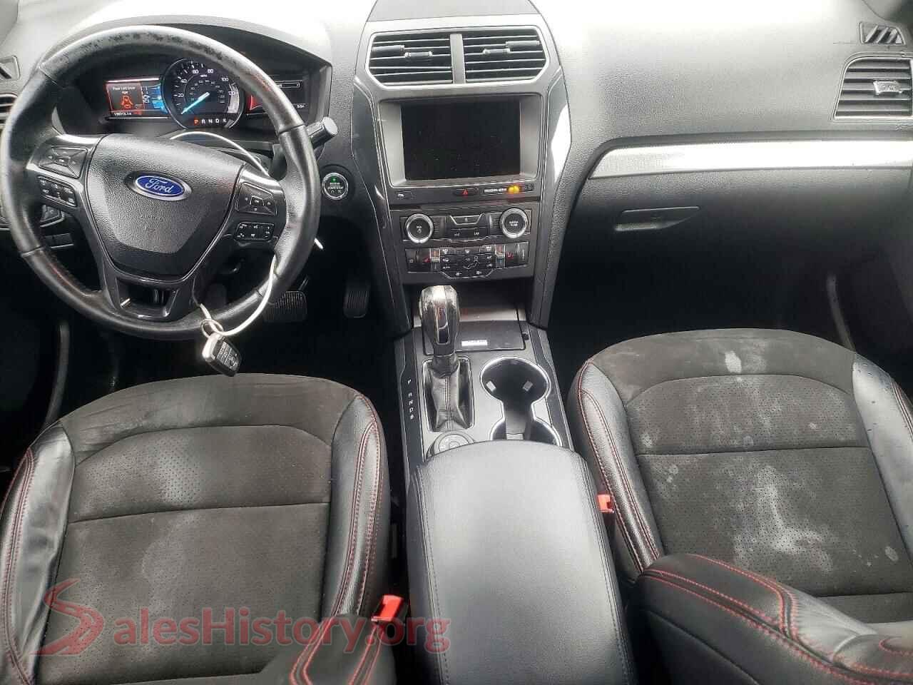 2018 FORD EXPLORER VIN 1FM5K8D82JGC56742, interior dashboard
