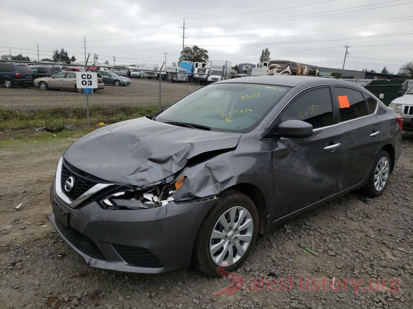 3N1AB7AP0KY273499 2019 NISSAN SENTRA