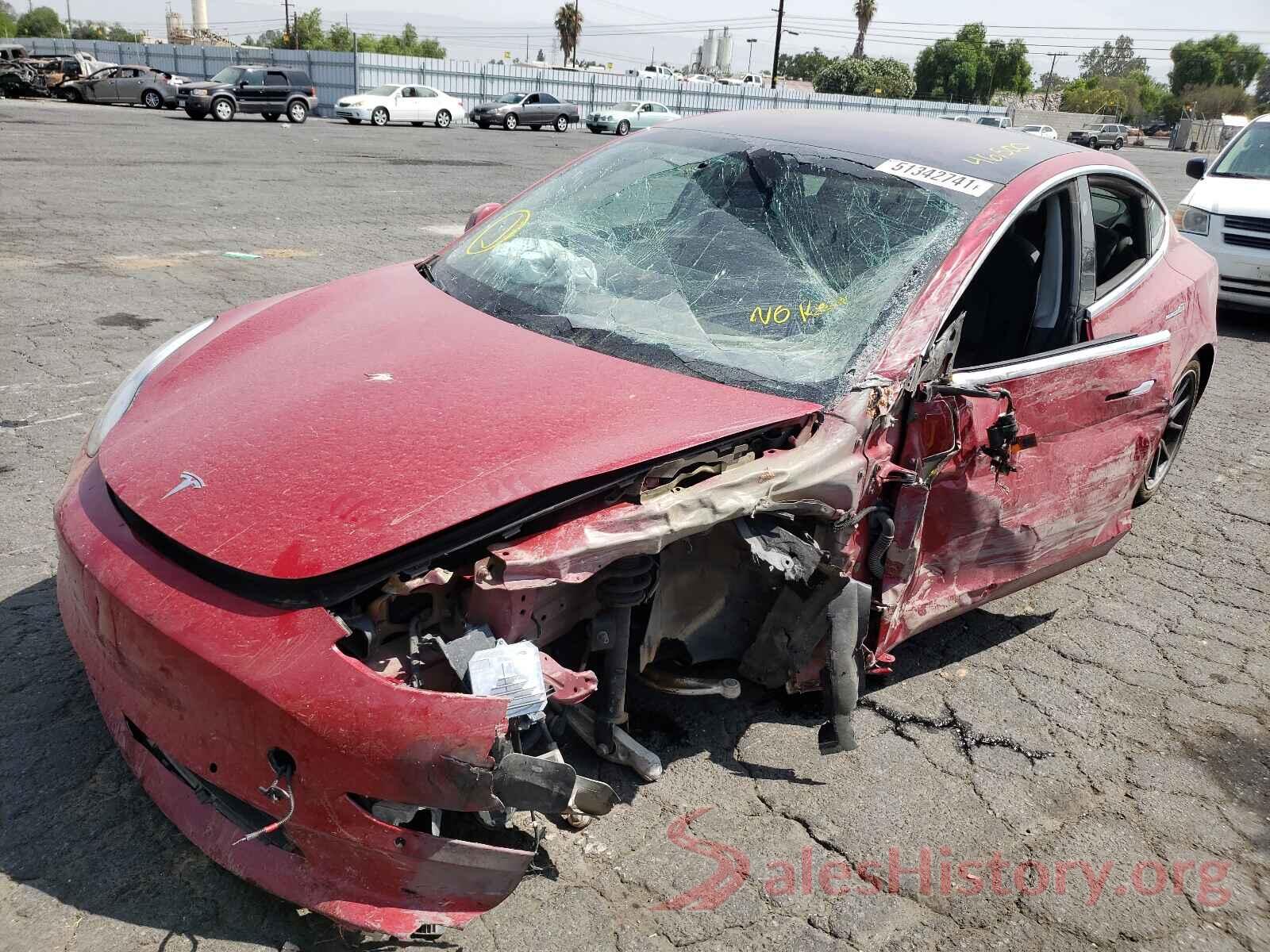 5YJ3E1EA0KF299080 2019 TESLA MODEL 3