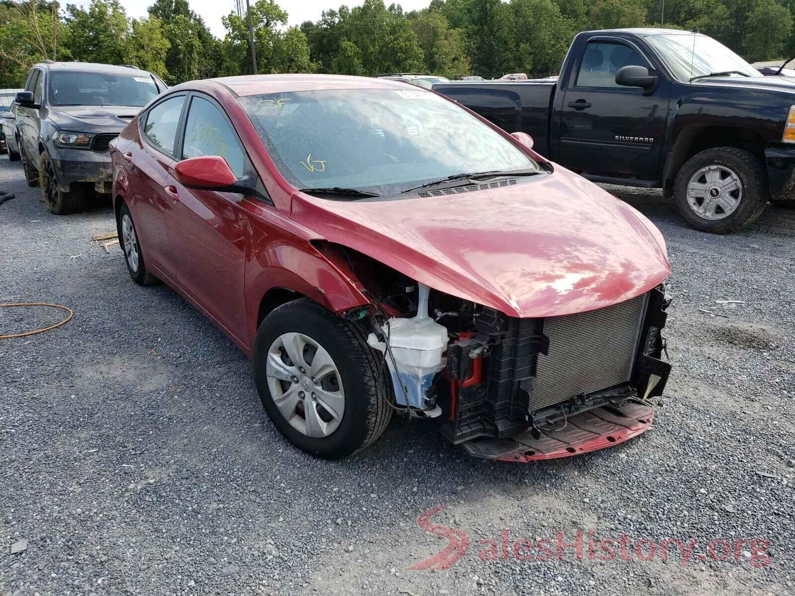 KMHDH4AE4GU600935 2016 HYUNDAI ELANTRA