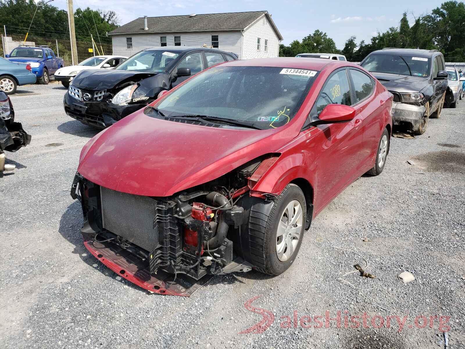 KMHDH4AE4GU600935 2016 HYUNDAI ELANTRA