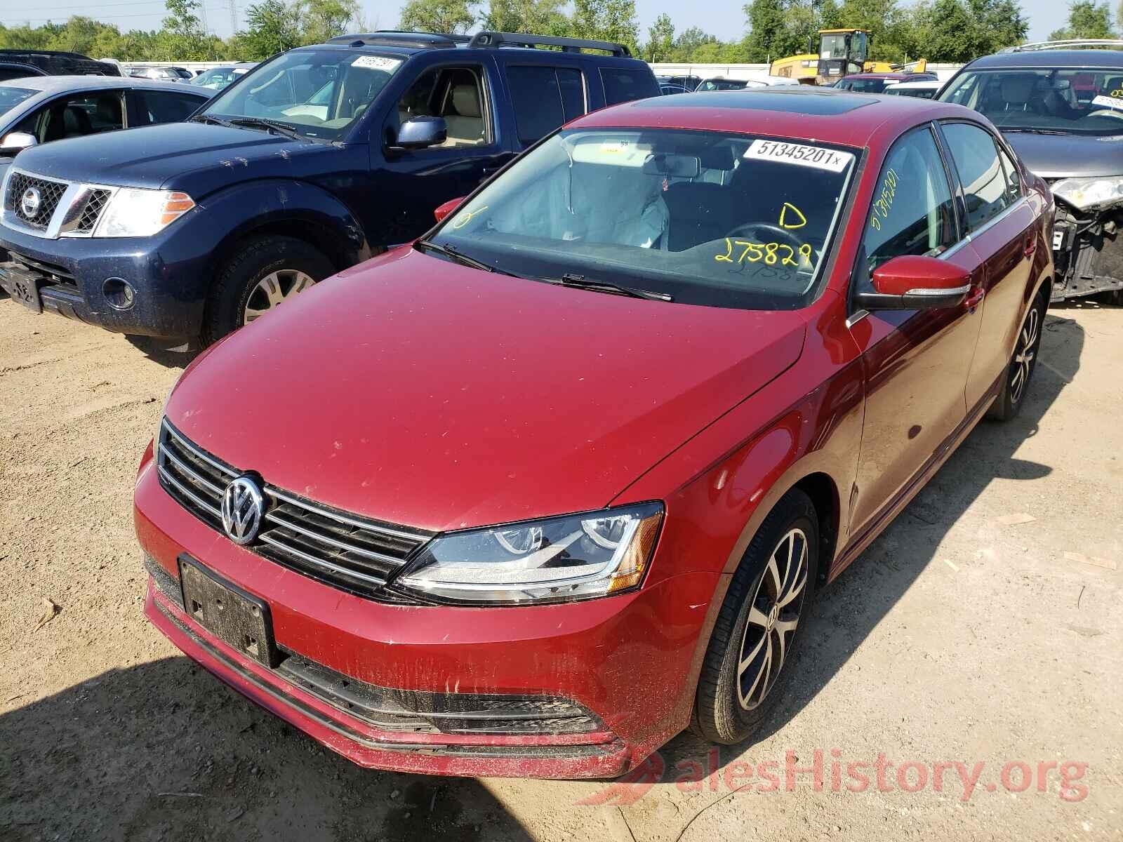 3VWDB7AJ1HM275829 2017 VOLKSWAGEN JETTA