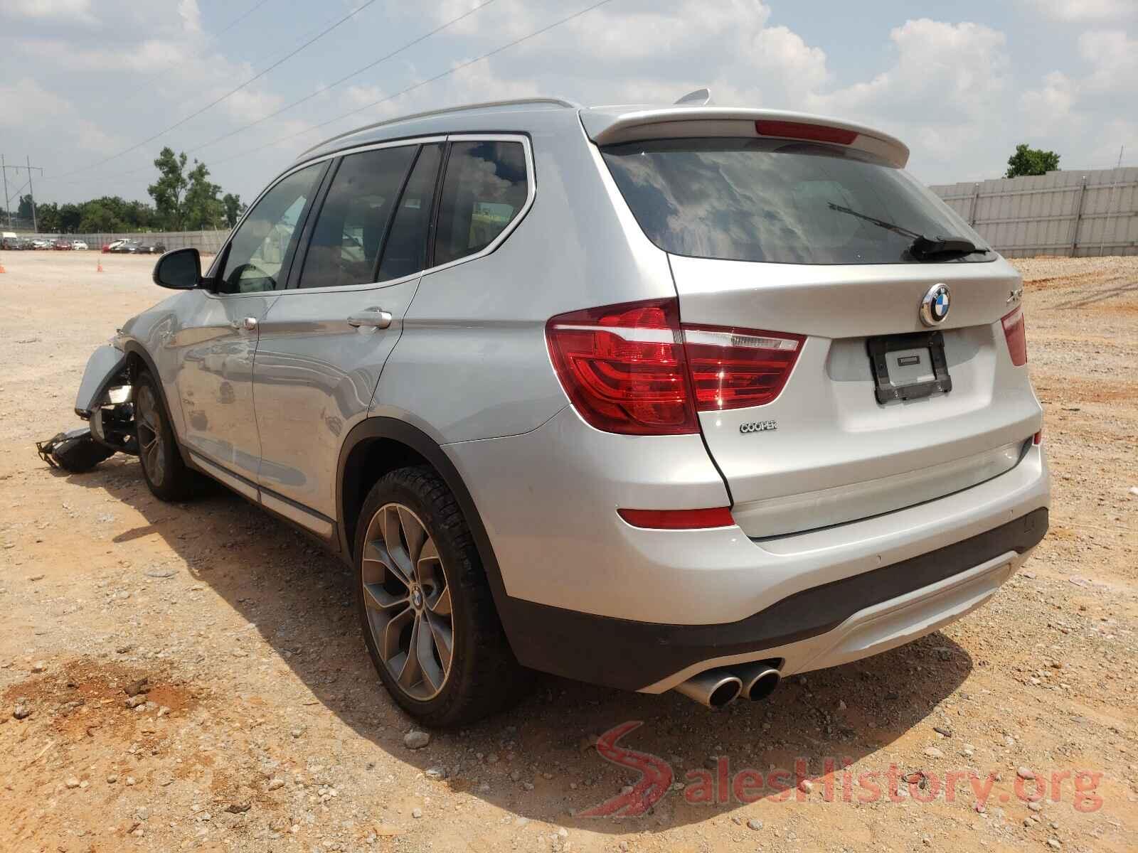 5UXWX9C32H0W67050 2017 BMW X3