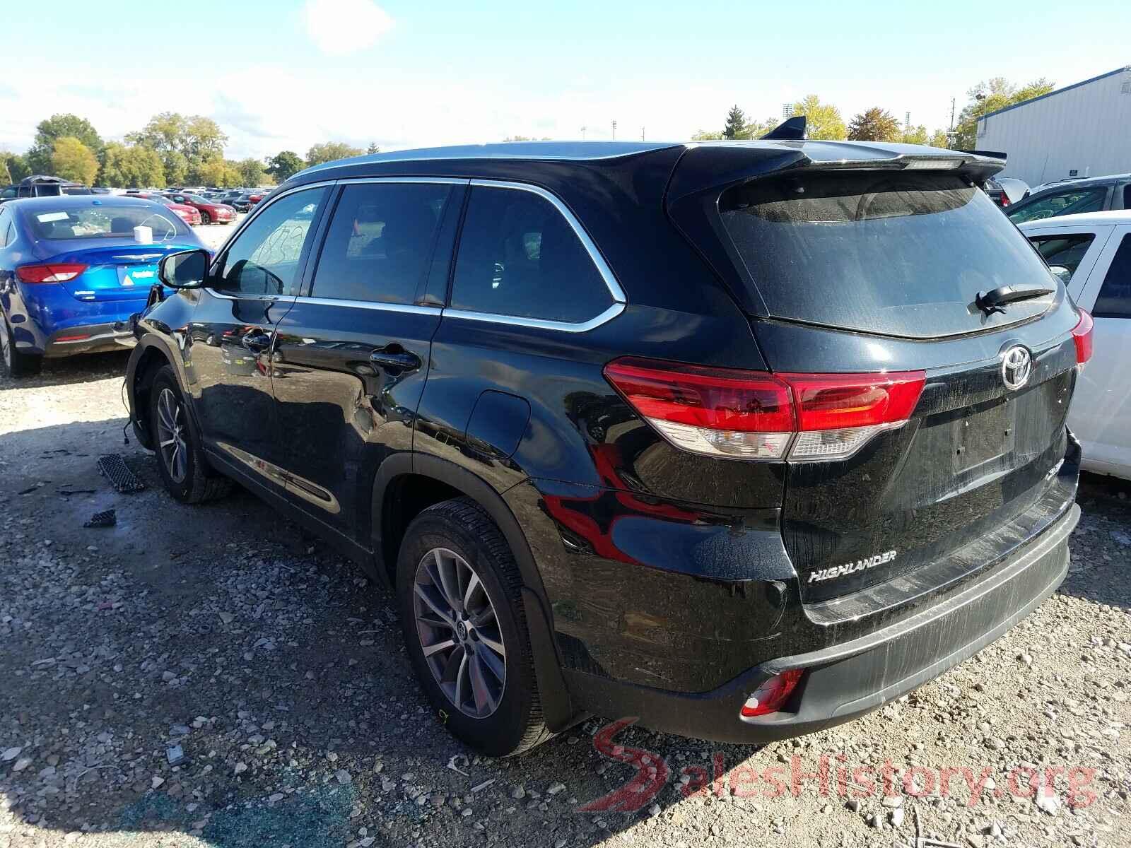 5TDJZRFH3KS585572 2019 TOYOTA HIGHLANDER