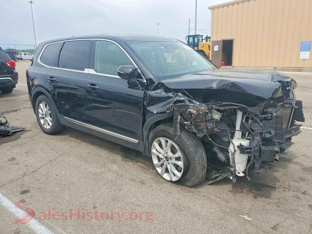 2020 KIA TELLURIDE VIN 5XYP2DHC1LG041802, rear 3/4 view