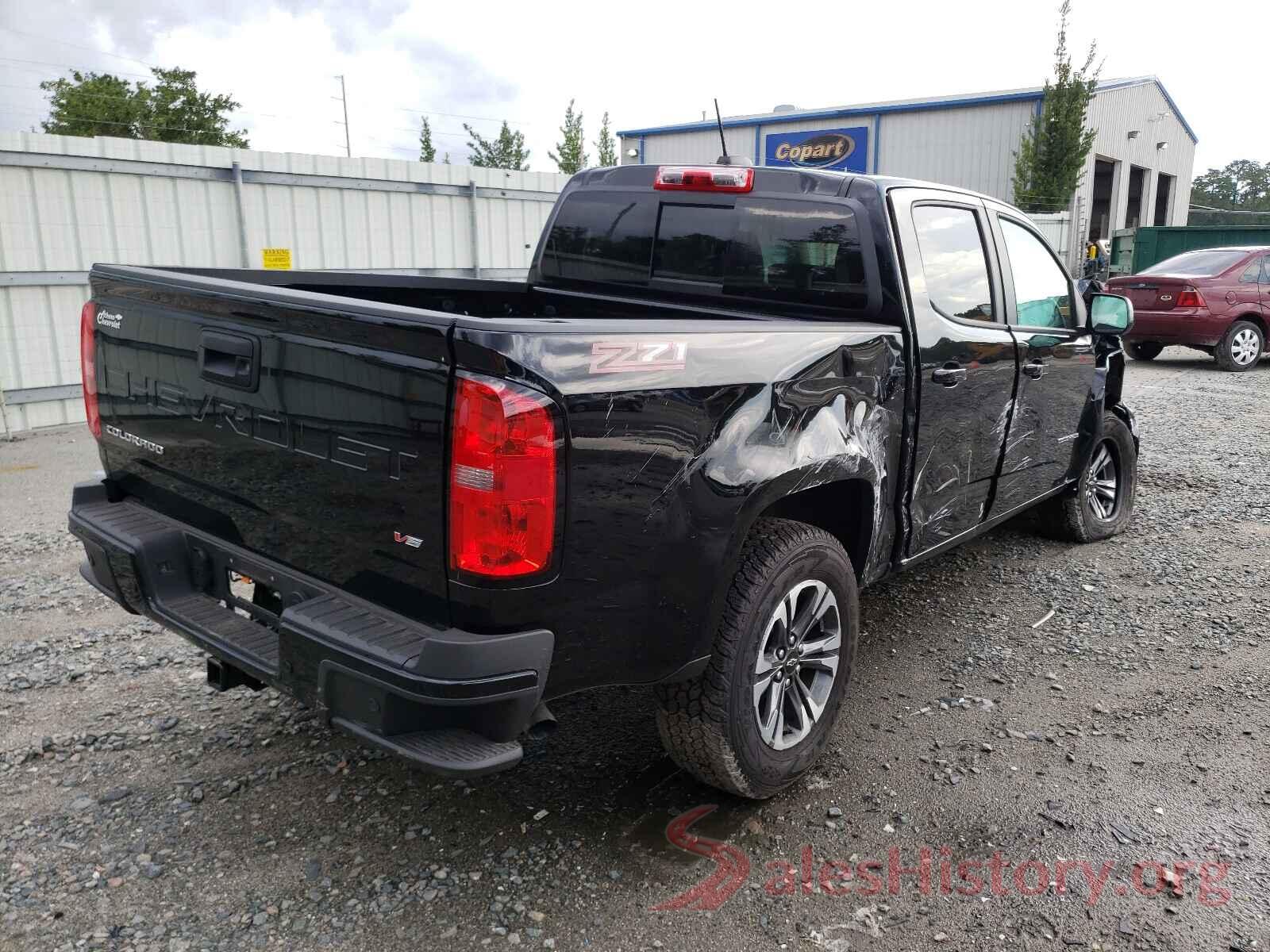 1GCGSDEN9M1210598 2021 CHEVROLET COLORADO