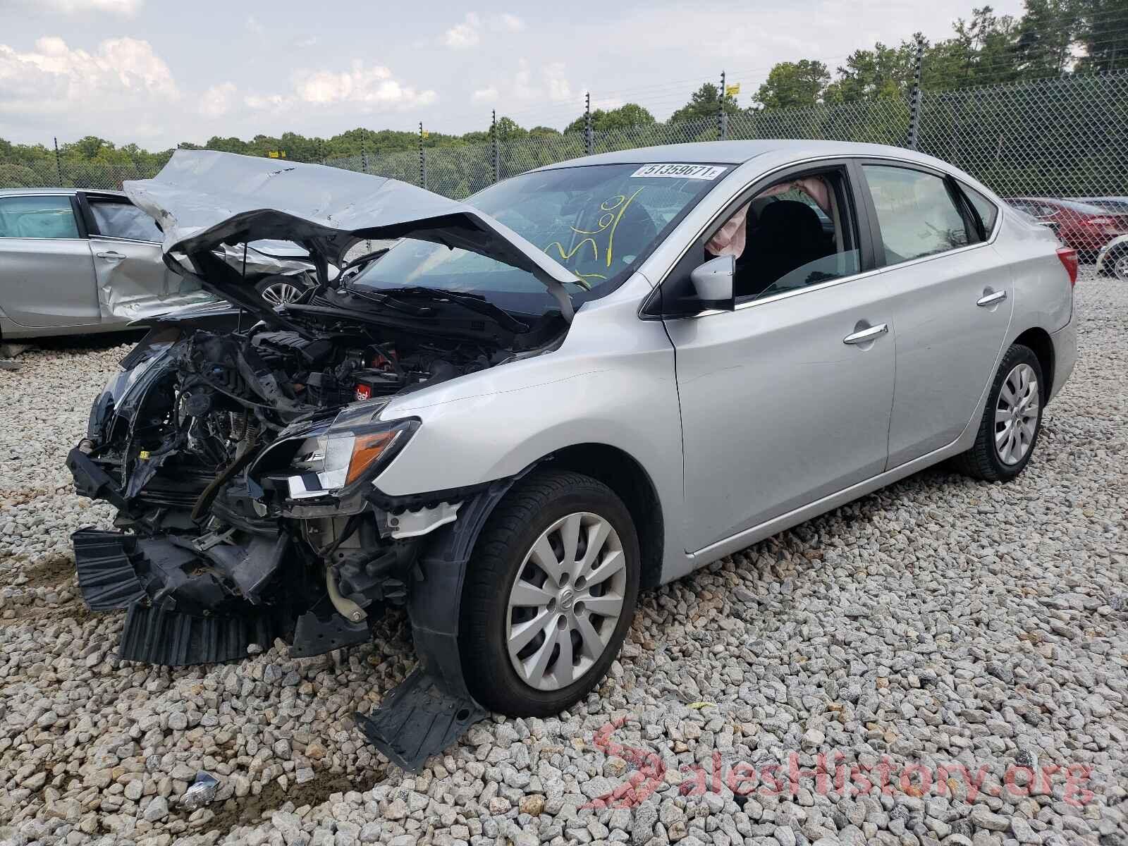 3N1AB7AP0HL673858 2017 NISSAN SENTRA