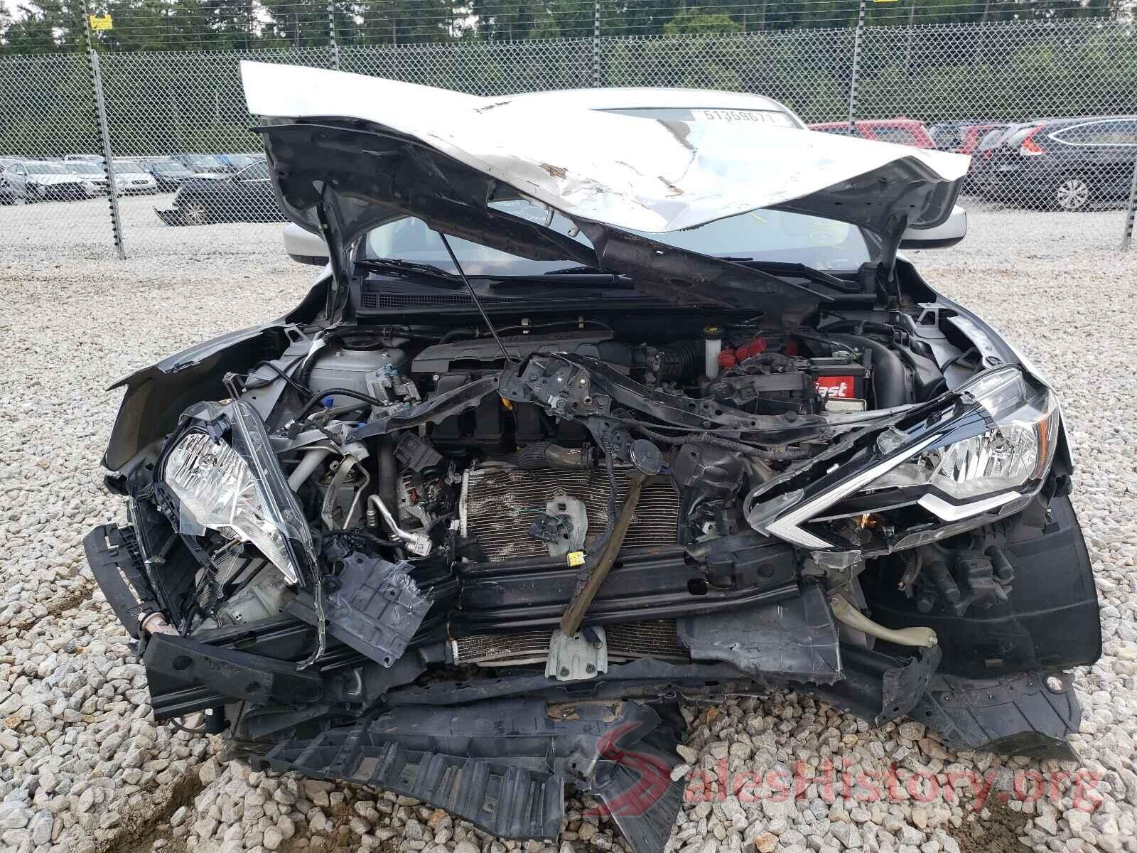 3N1AB7AP0HL673858 2017 NISSAN SENTRA