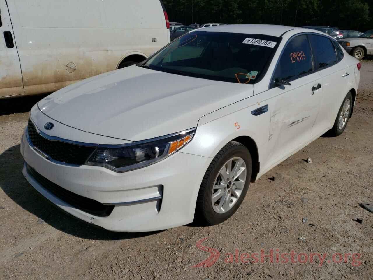 KNAGT4L31G5087291 2016 KIA OPTIMA