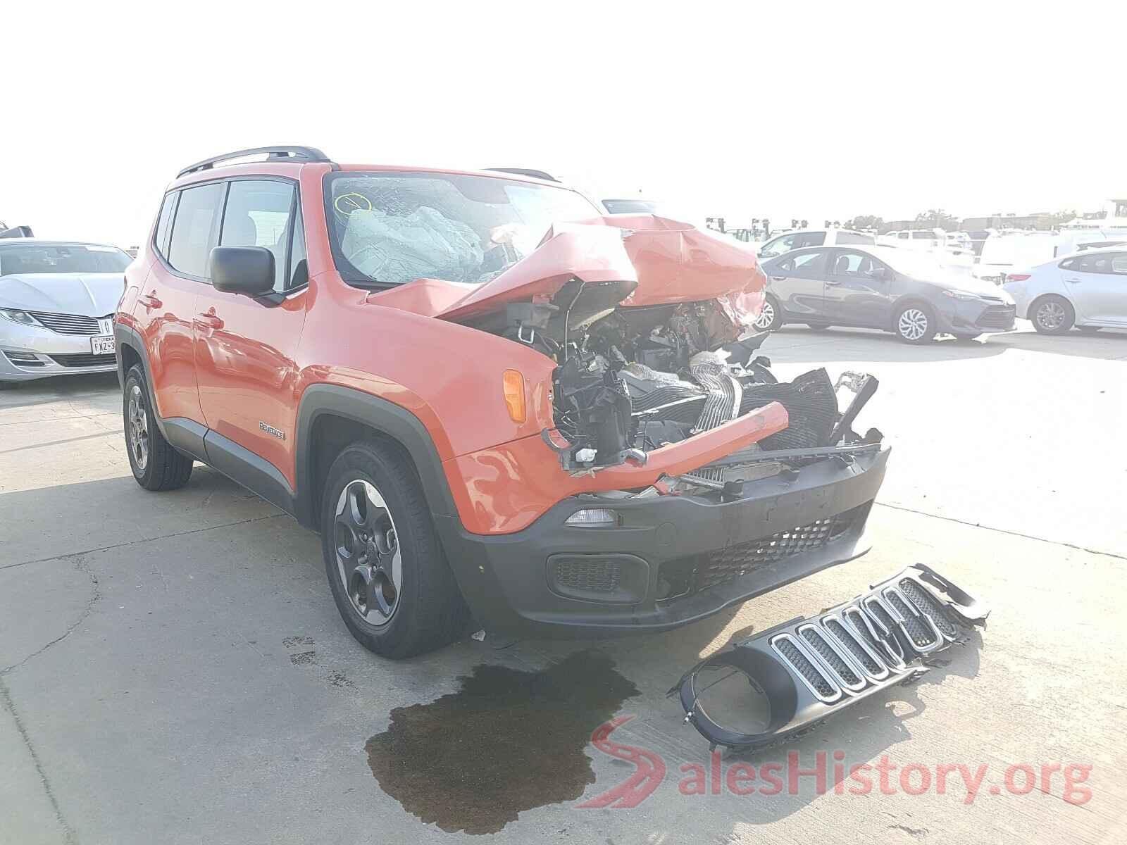 ZACCJAAT1GPE43190 2016 JEEP RENEGADE