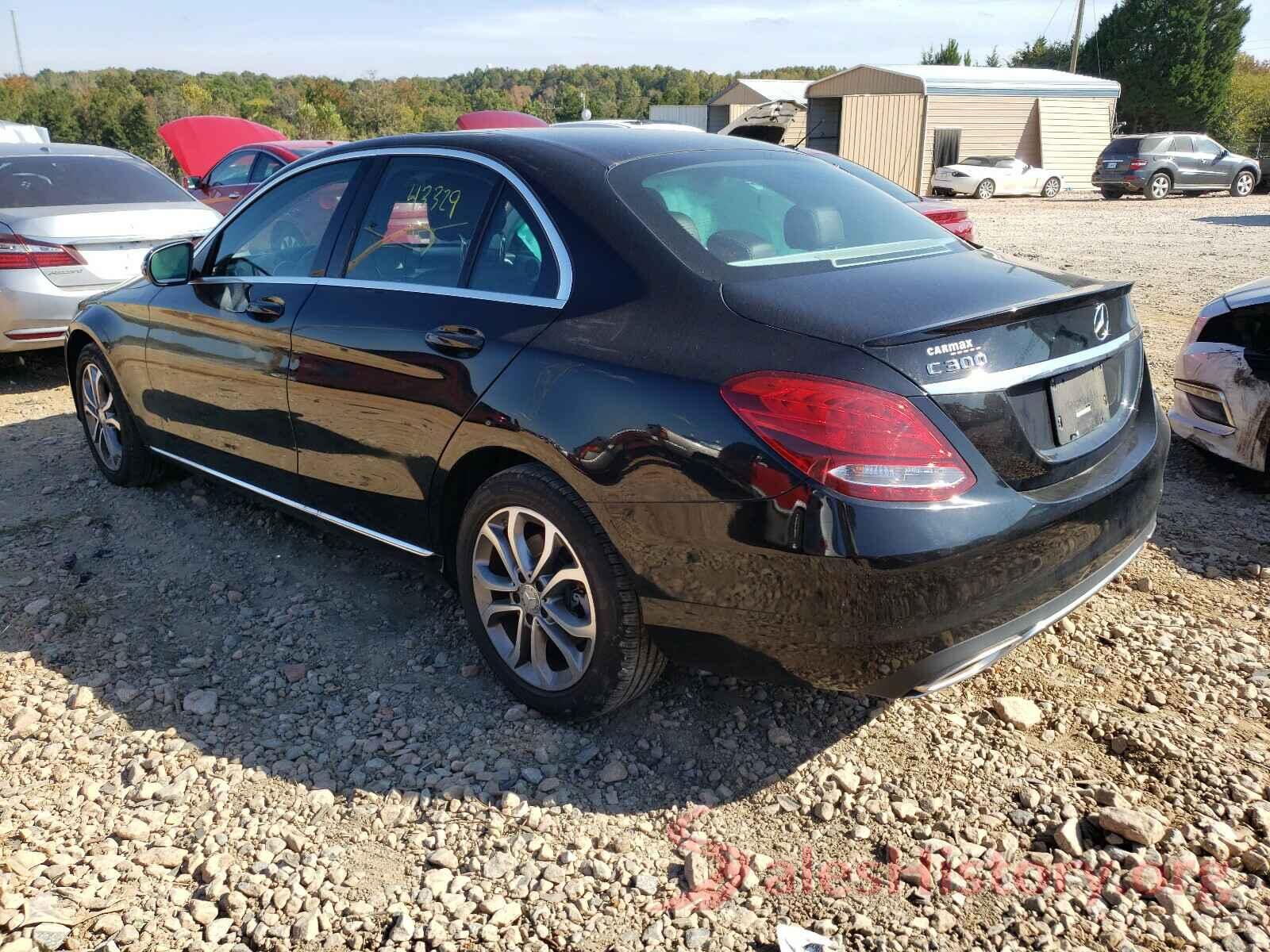 55SWF4KB6GU108020 2016 MERCEDES-BENZ C CLASS