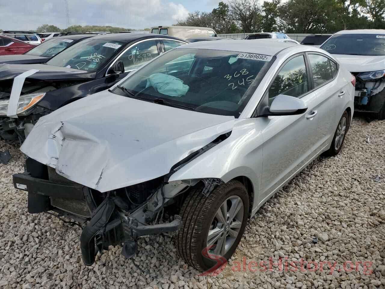 5NPD84LF7JH368245 2018 HYUNDAI ELANTRA