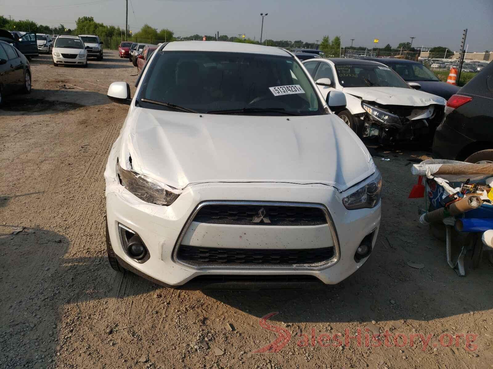 4A4AP3AUXFE059659 2015 MITSUBISHI OUTLANDER