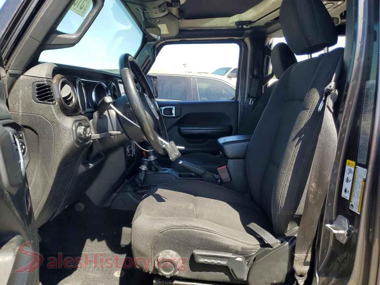 2019 JEEP WRANGLER VIN 1C4HJXDN0KW676351, engine bay