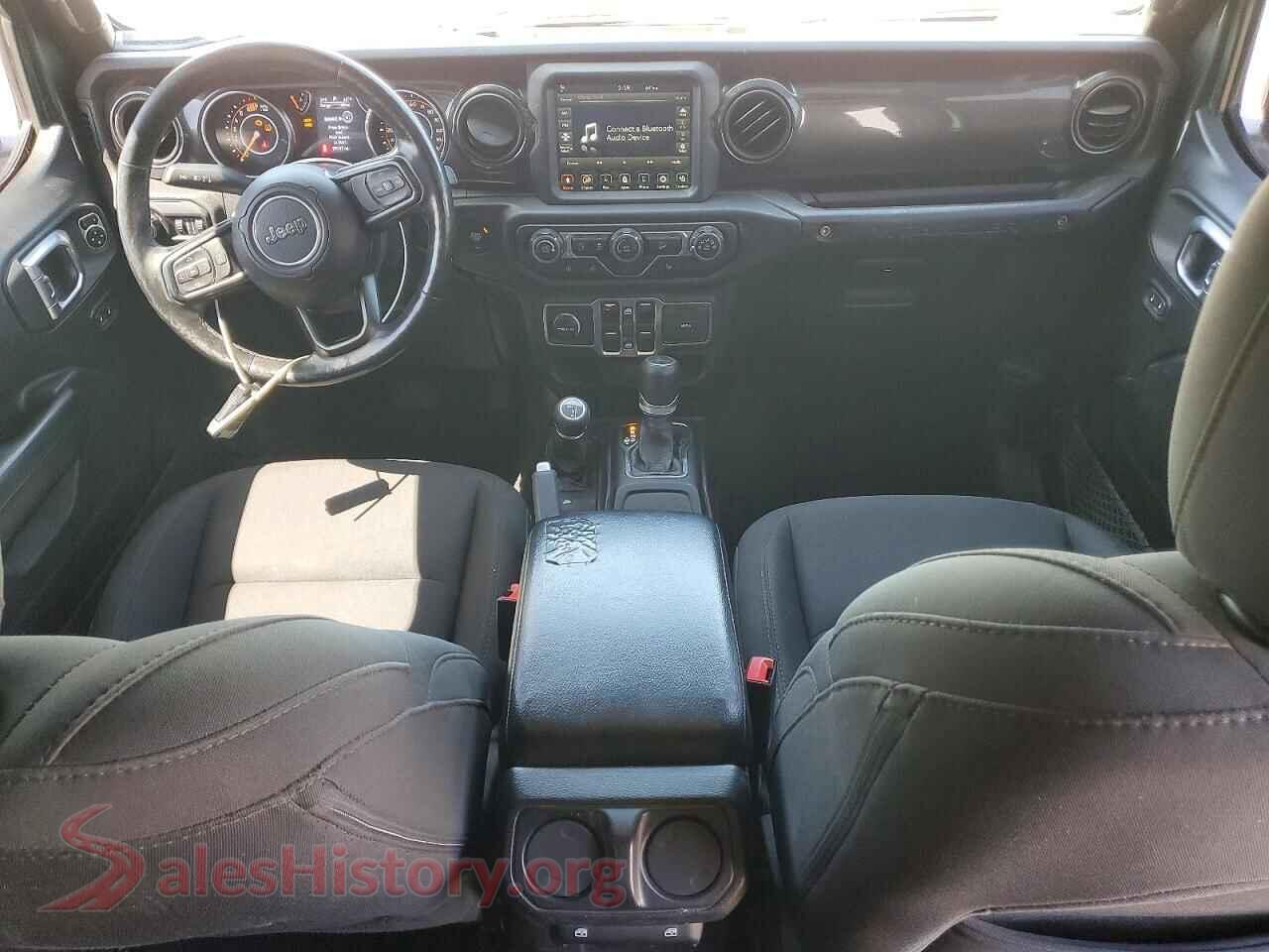 2019 JEEP WRANGLER VIN 1C4HJXDN0KW676351, interior dashboard