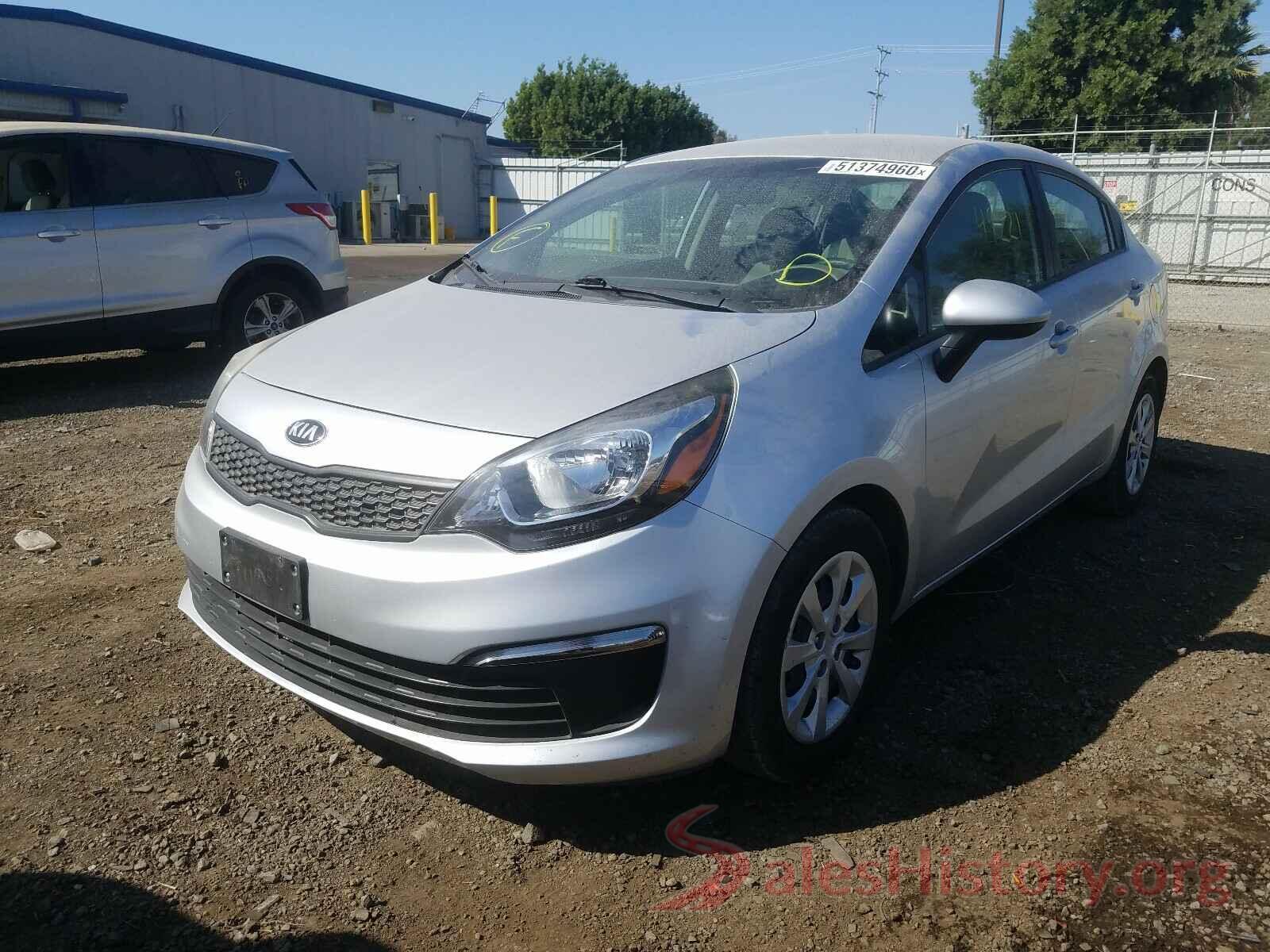 KNADM4A36G6691982 2016 KIA RIO