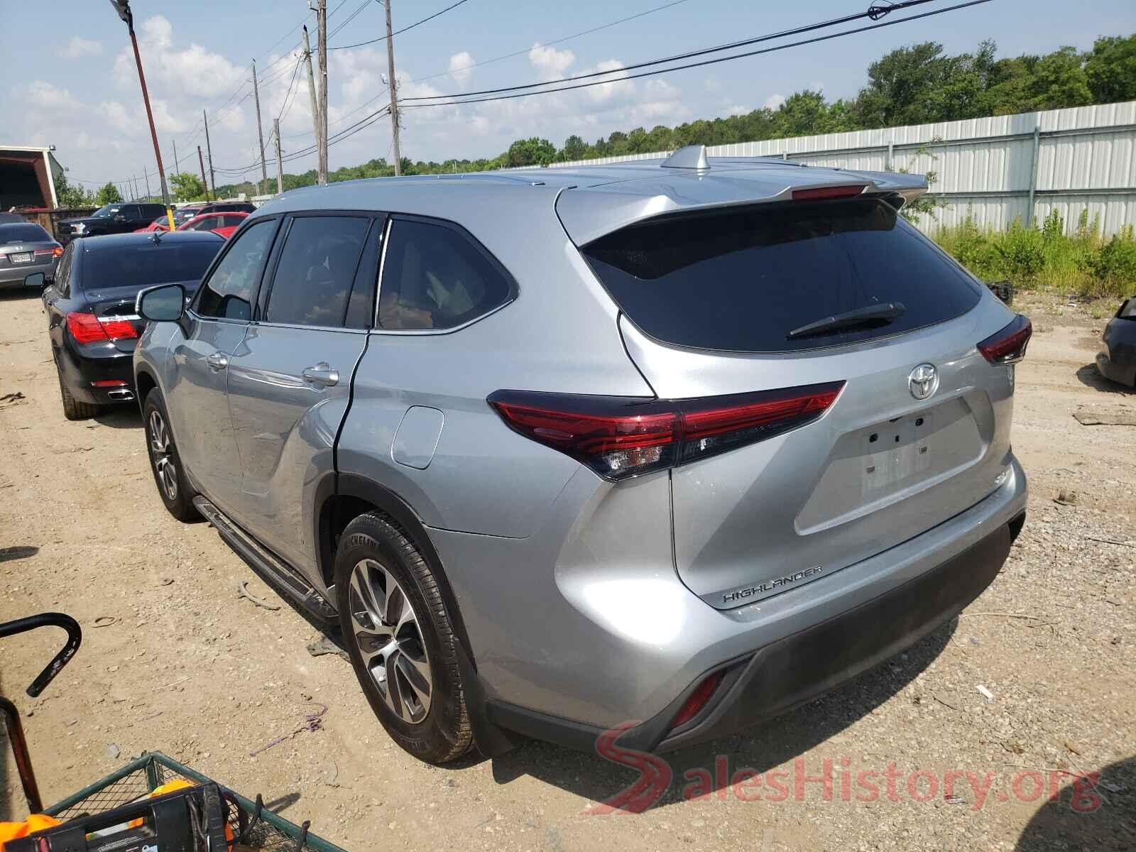 5TDGZRAH1MS519364 2021 TOYOTA HIGHLANDER