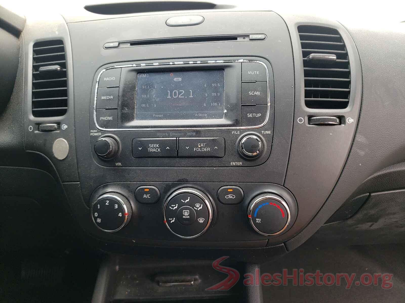 KNAFX4A64G5590519 2016 KIA FORTE