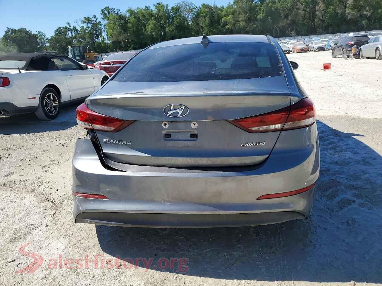 2017 HYUNDAI ELANTRA VIN KMHD84LFXHU349734, left side view
