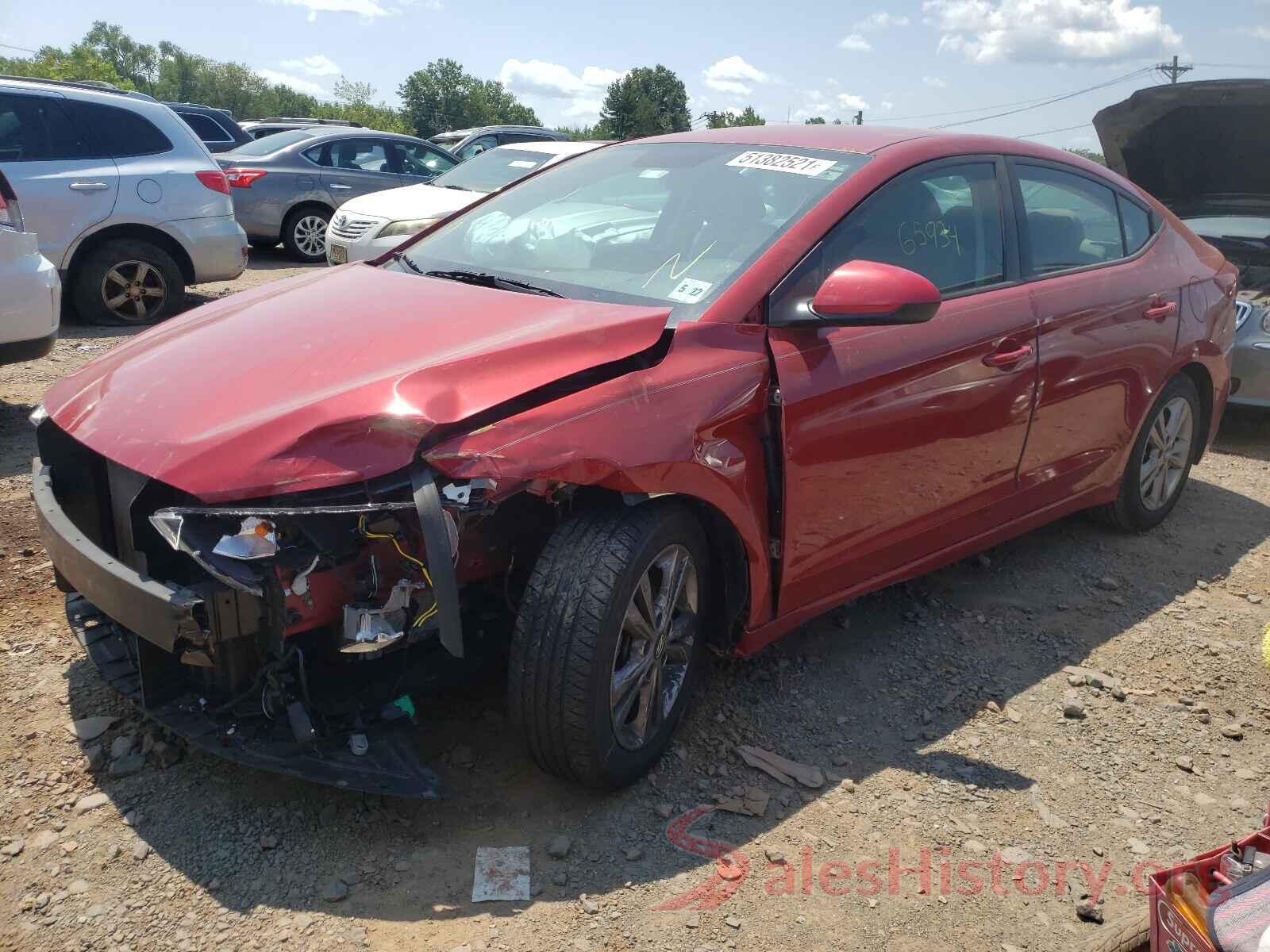 KMHD84LF1HU208373 2017 HYUNDAI ELANTRA