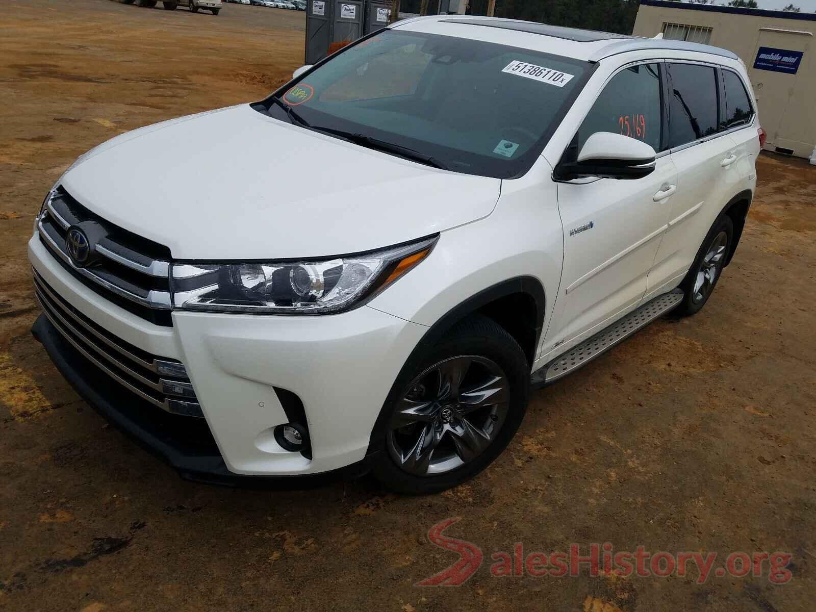 5TDDGRFH4KS068820 2019 TOYOTA HIGHLANDER