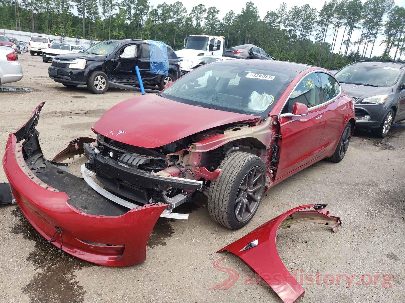 5YJ3E1EA6JF153880 2018 TESLA MODEL 3