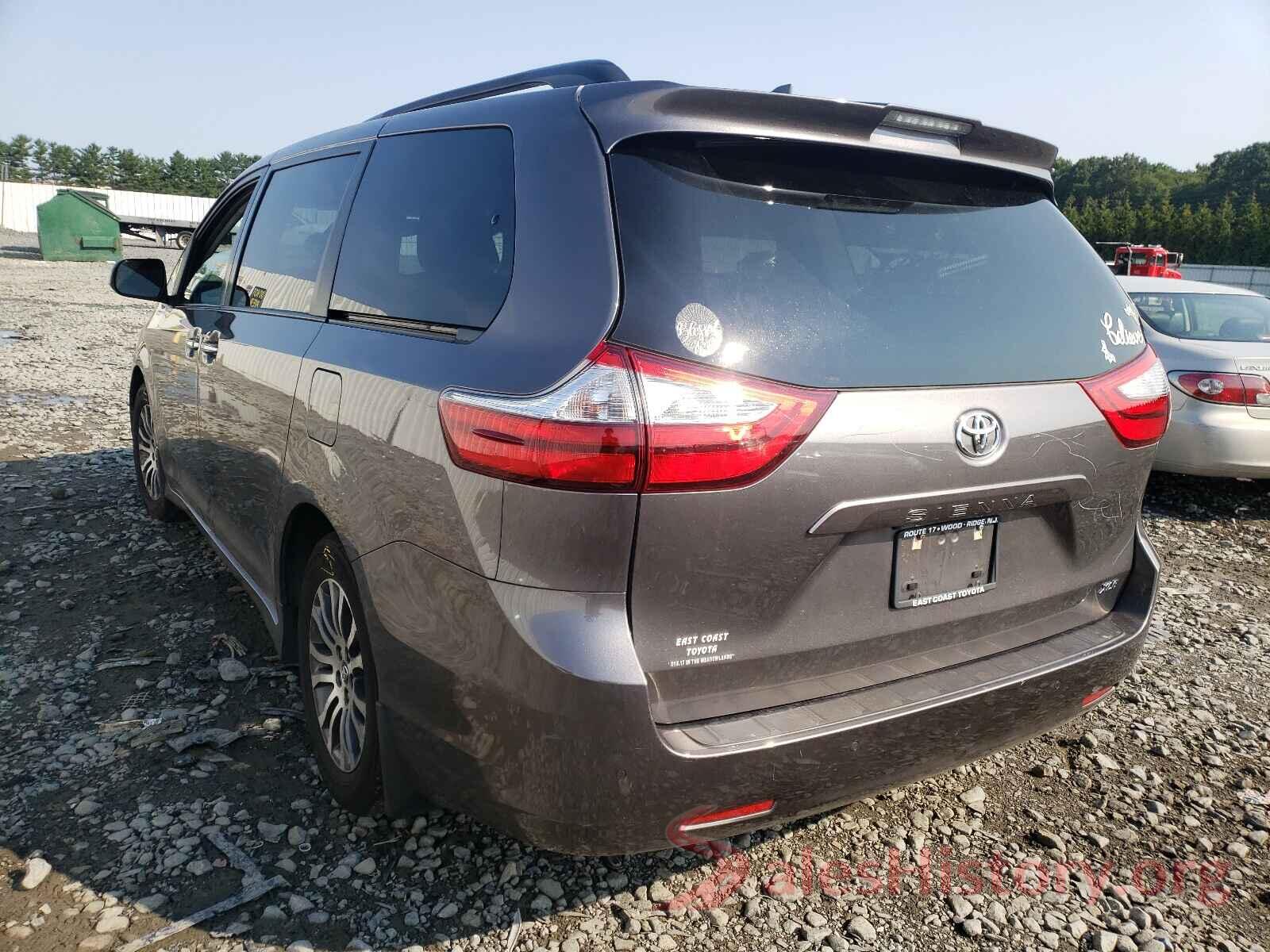 5TDYZ3DC7KS977621 2019 TOYOTA SIENNA