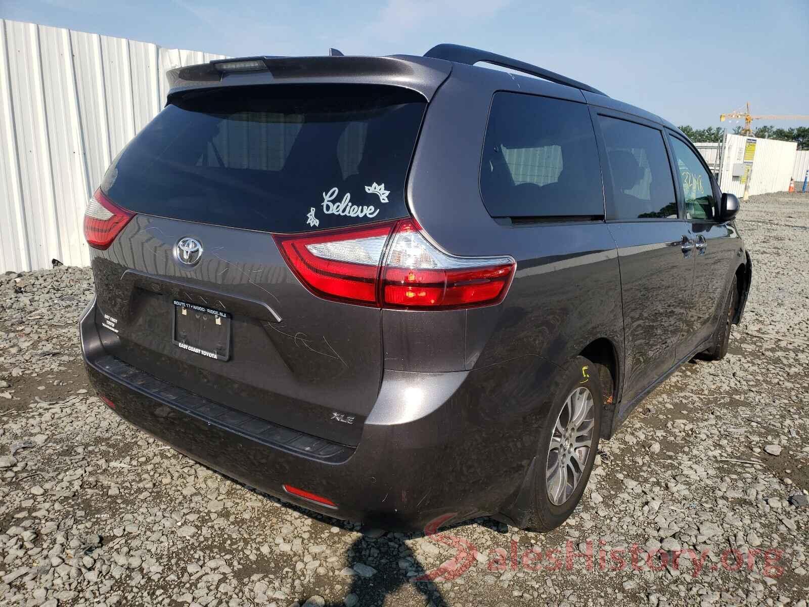 5TDYZ3DC7KS977621 2019 TOYOTA SIENNA