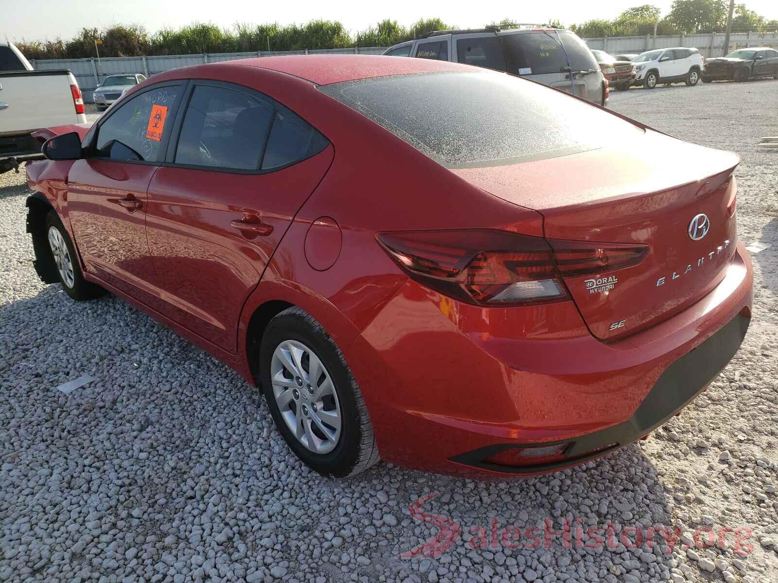 5NPD74LF3LH611460 2020 HYUNDAI ELANTRA