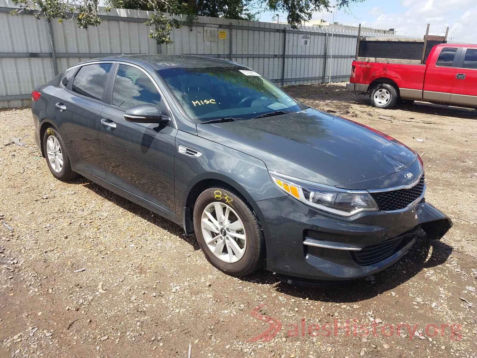 KNAGT4L39G5083733 2016 KIA OPTIMA