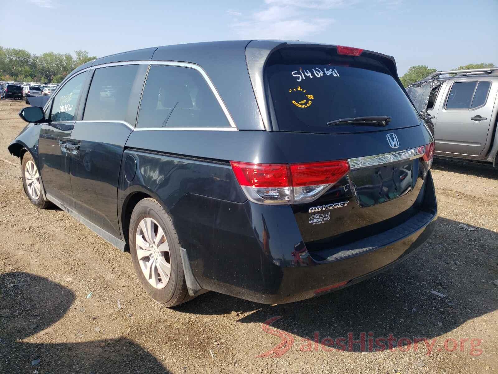 5FNRL5H30GB006497 2016 HONDA ODYSSEY