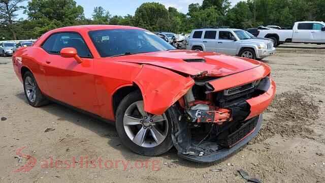 2018 DODGE CHALLENGER VIN 2C3CDZAG0JH242175, trunk area