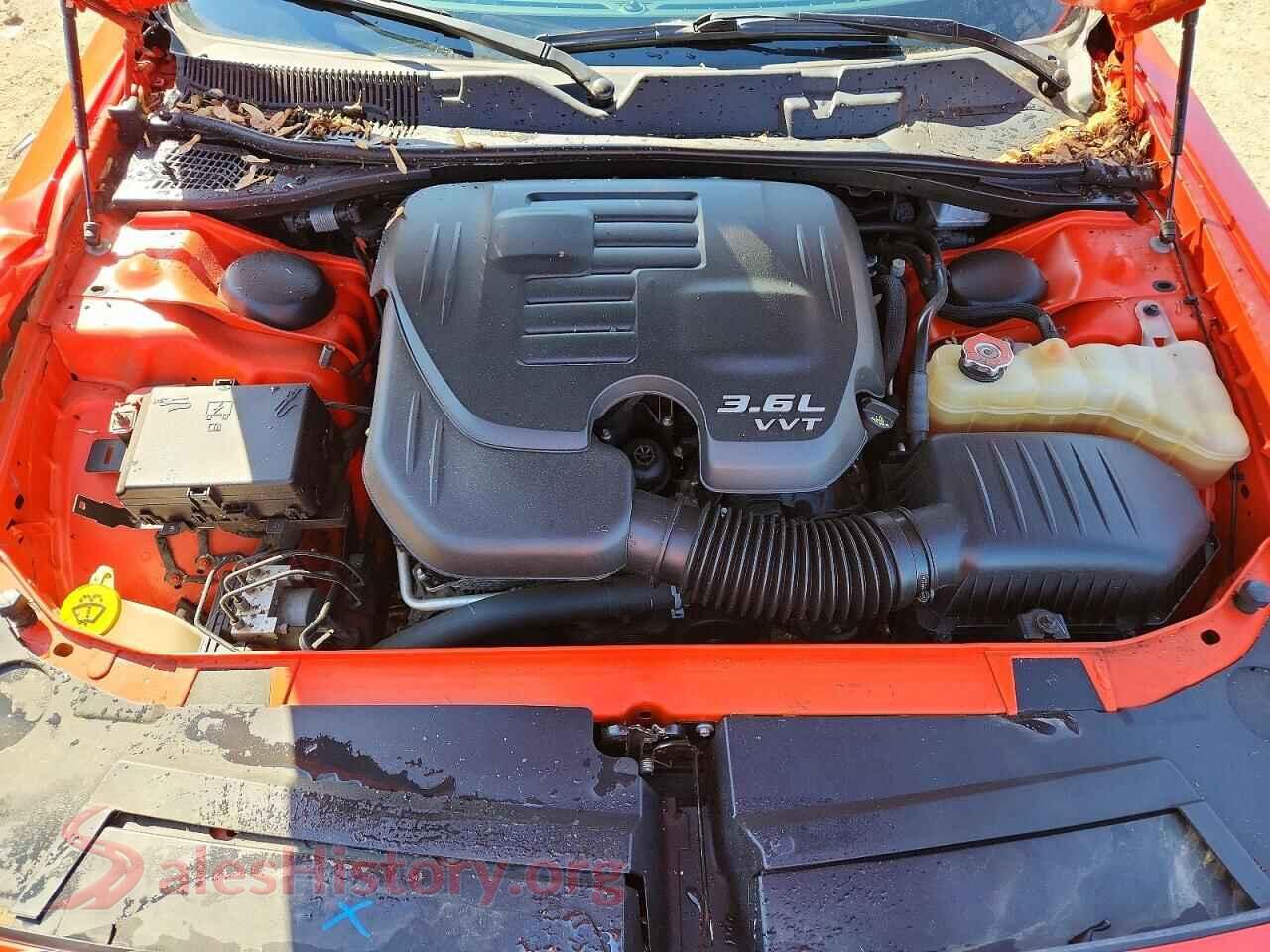 2018 DODGE CHALLENGER VIN 2C3CDZAG0JH242175, VIN plate