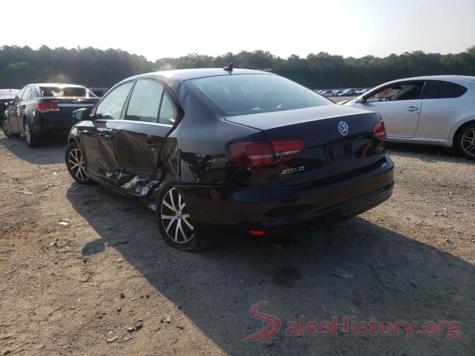 3VWDB7AJ8HM374129 2017 VOLKSWAGEN JETTA