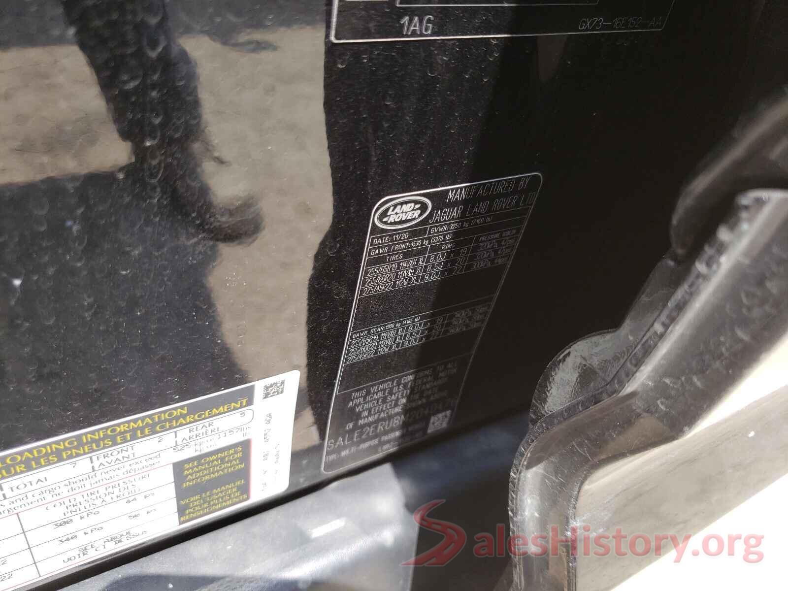 SALE2ERU8M2040476 2021 LAND ROVER DEFENDER