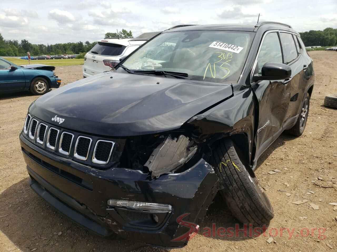 3C4NJDBB8LT251834 2020 JEEP COMPASS