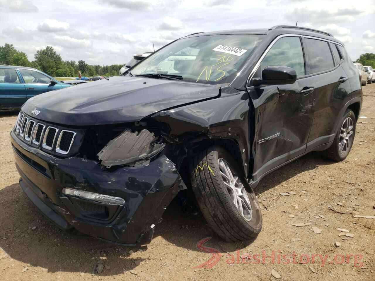 3C4NJDBB8LT251834 2020 JEEP COMPASS