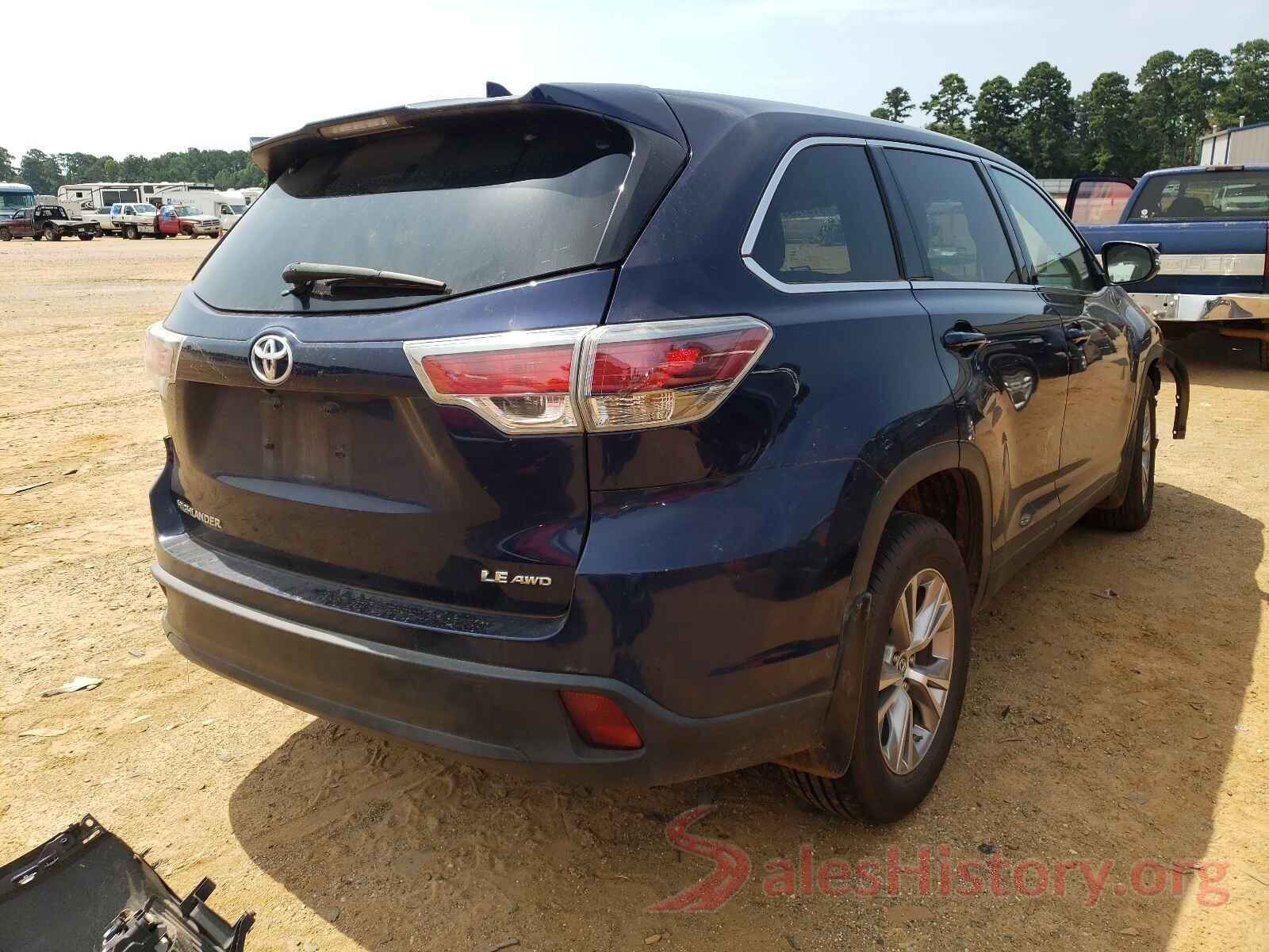 5TDBKRFH9GS344986 2016 TOYOTA HIGHLANDER