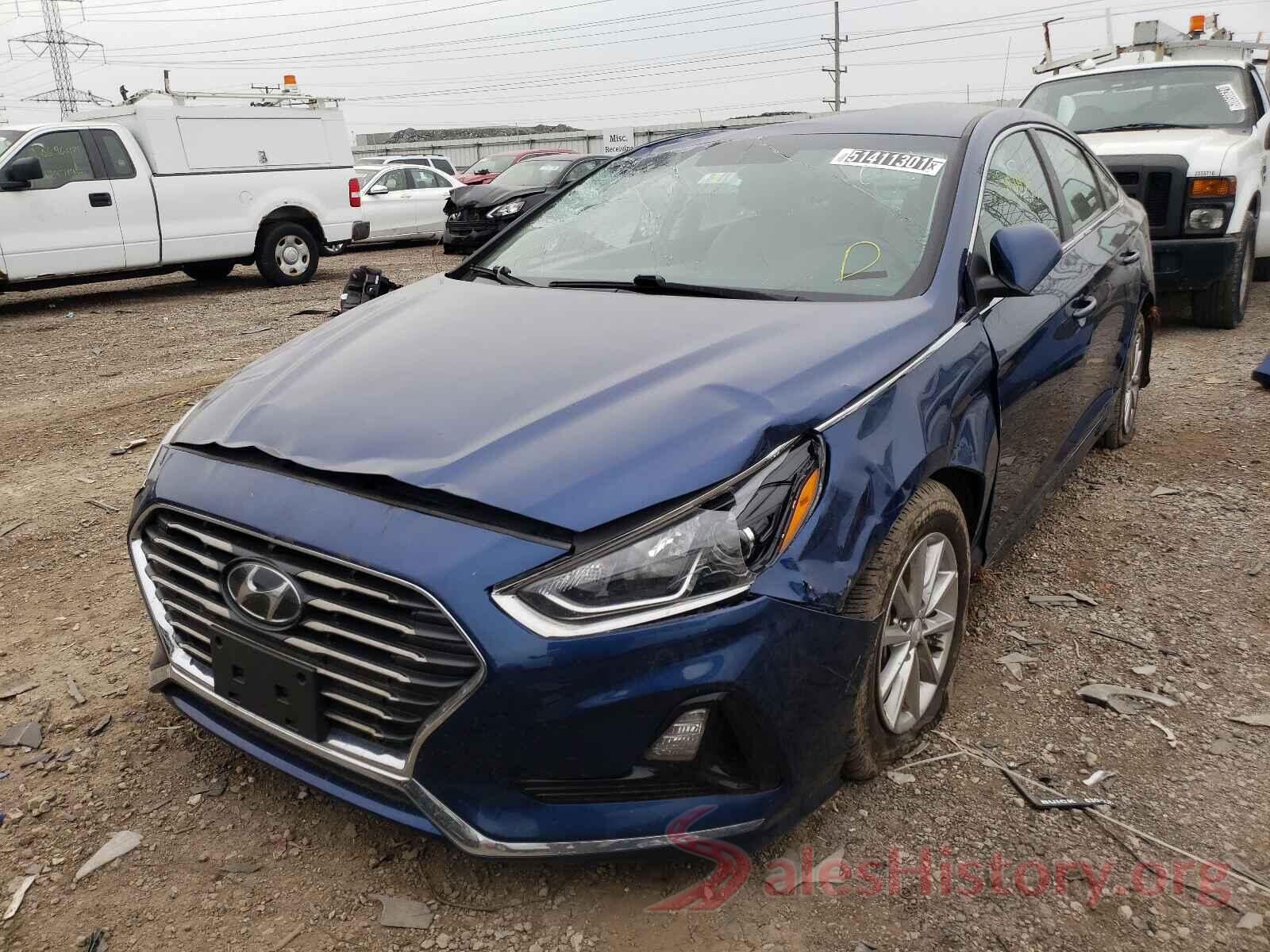 5NPE24AF5KH790587 2019 HYUNDAI SONATA