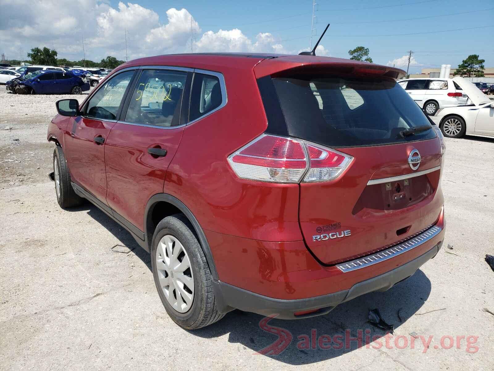 KNMAT2MT6GP613706 2016 NISSAN ROGUE