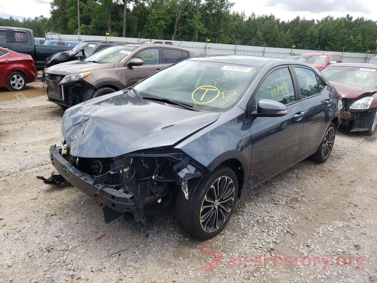 2T1BURHE7GC722891 2016 TOYOTA COROLLA