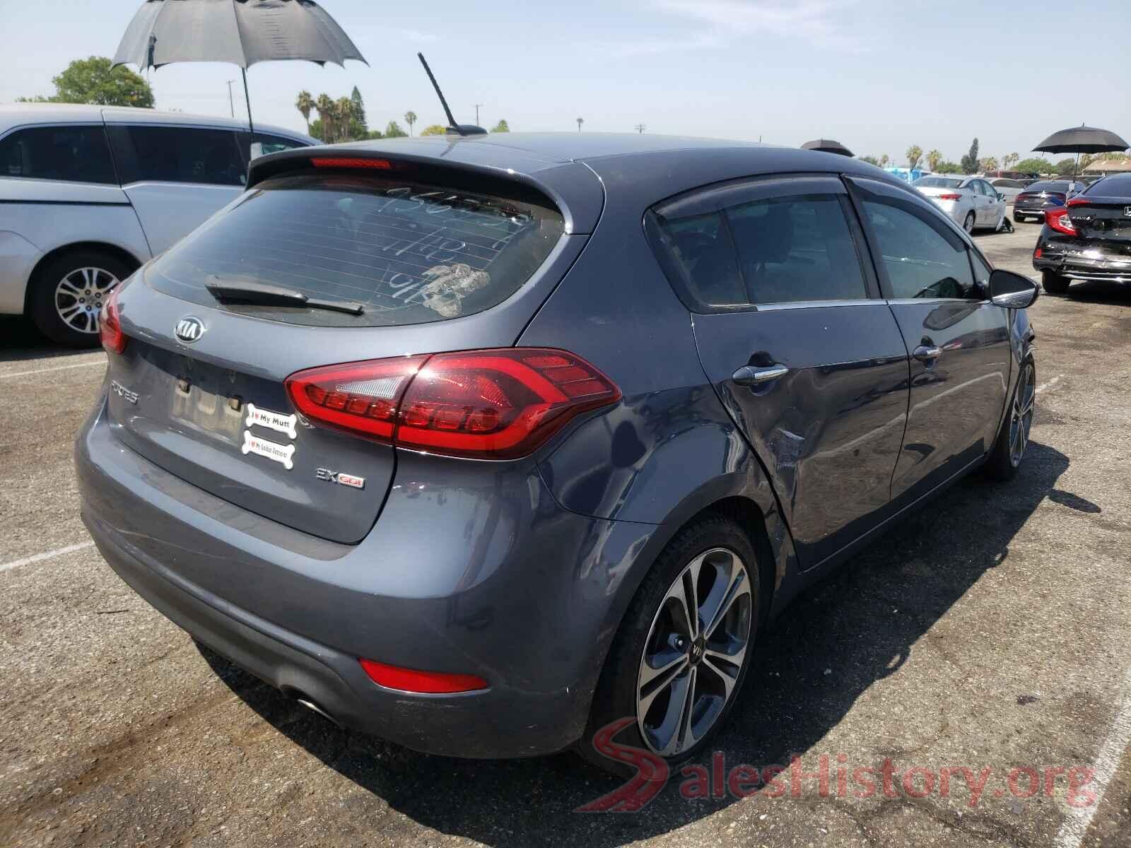 KNAFX5A83G5628779 2016 KIA FORTE