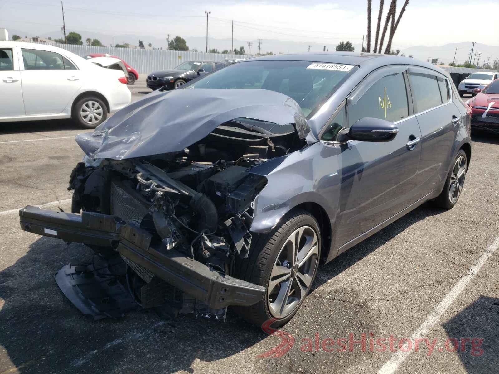 KNAFX5A83G5628779 2016 KIA FORTE