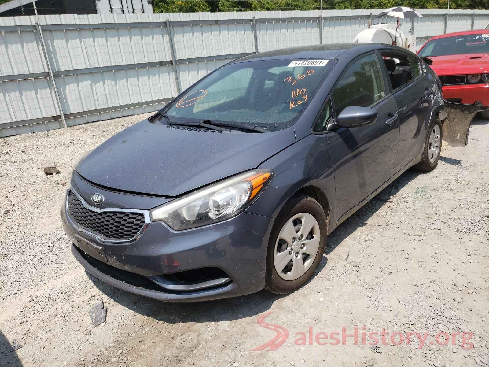 KNAFK4A66G5460045 2016 KIA FORTE