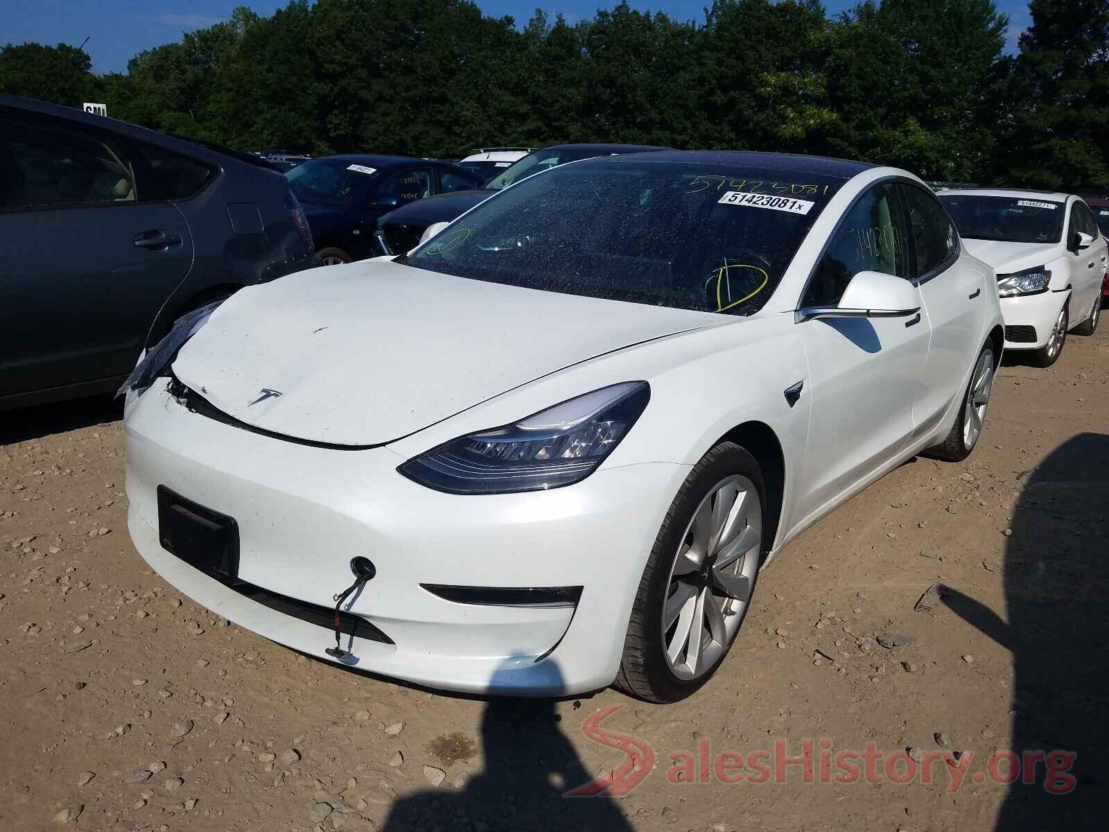 5YJ3E1EAXJF018529 2018 TESLA MODEL 3