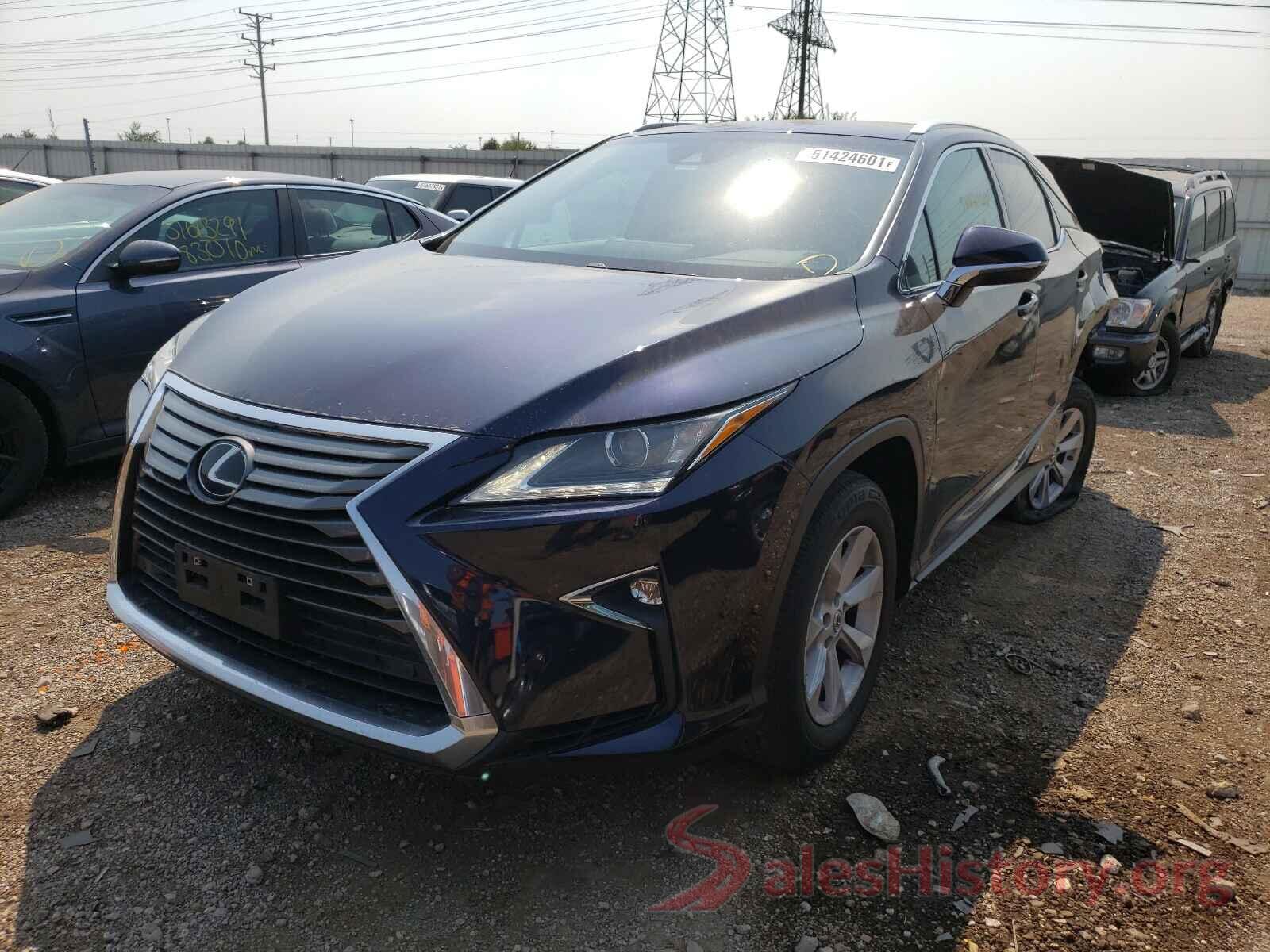 2T2BZMCA5HC112221 2017 LEXUS RX350