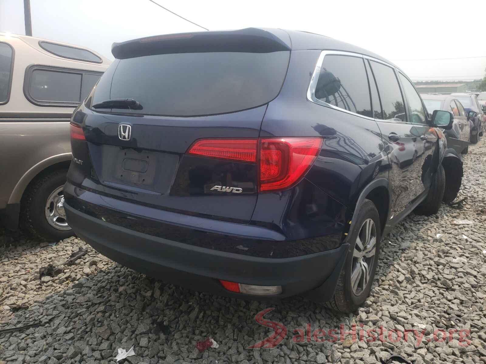 5FNYF6H58HB085705 2017 HONDA PILOT