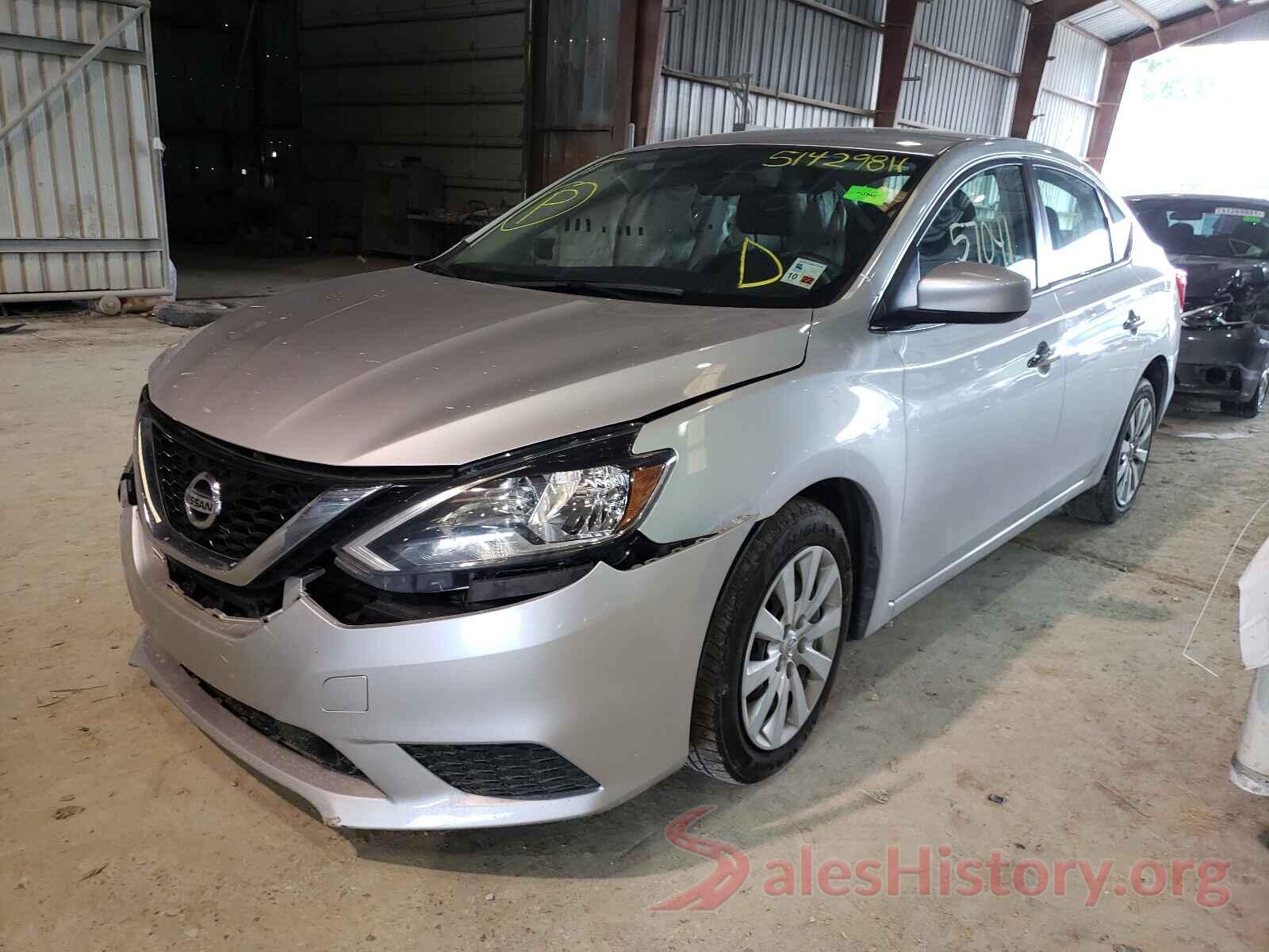 3N1AB7AP7KY361823 2019 NISSAN SENTRA