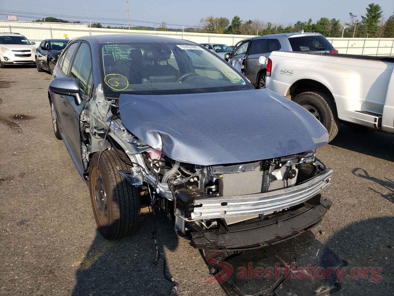 JTDEPMAE0MJ153447 2021 TOYOTA COROLLA