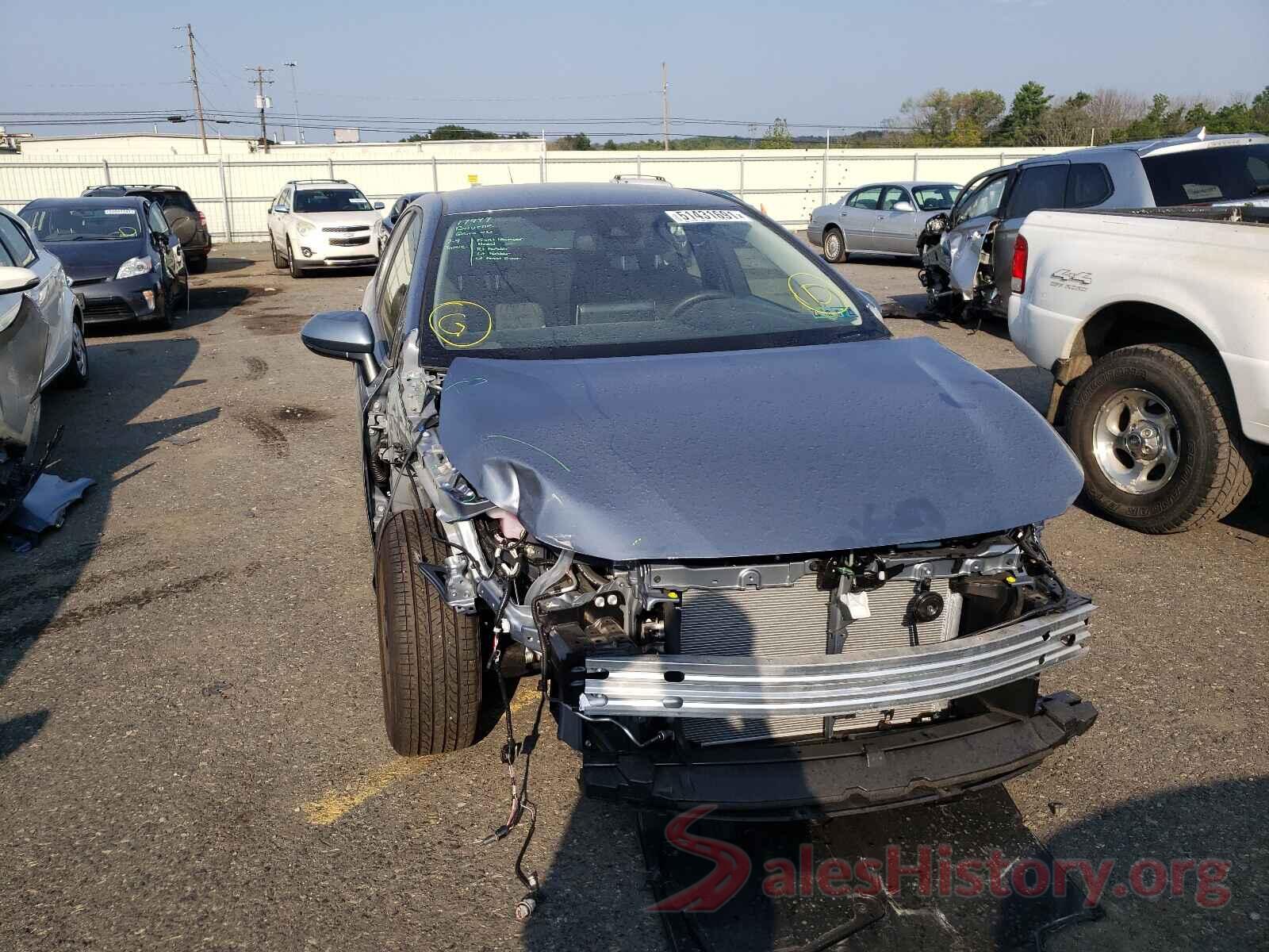 JTDEPMAE0MJ153447 2021 TOYOTA COROLLA